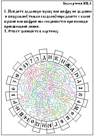 «линия внимания – «Солнышко» рис. 9